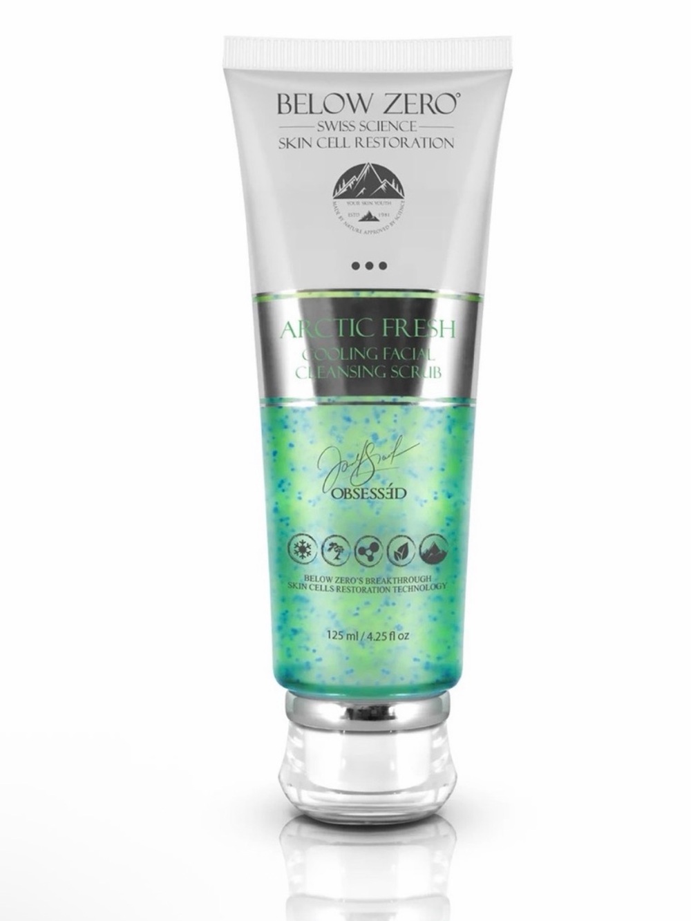Below Zero NWOT Arctic Fresh Cooling Facial Cleansing Scrub -